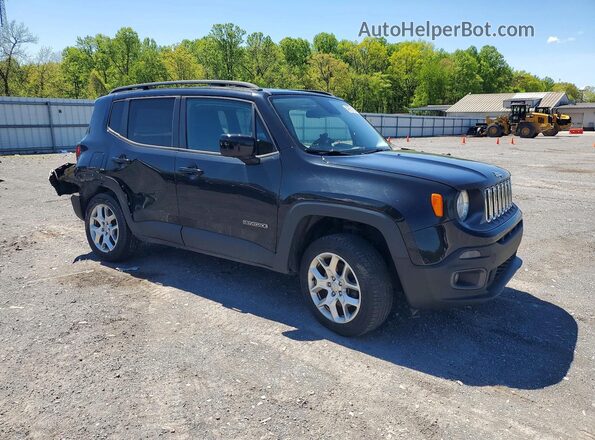 ZACCJBBT5GPC87207 2016 JEEP RENEGADE Black Передня права чверть