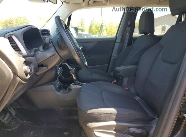 ZACCJBBT5GPC87207 2016 JEEP RENEGADE Black Вид салону спереду
