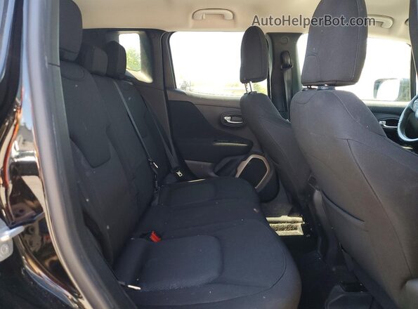 ZACCJBBT5GPC87207 2016 JEEP RENEGADE Black Вид задньої частини салону