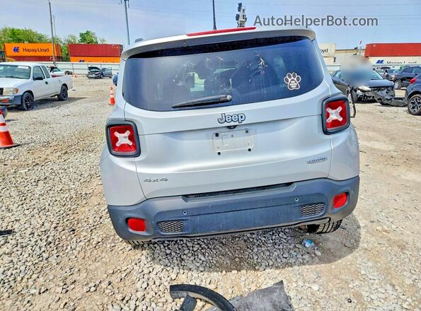 ZACCJBBT7GPD09594 2016 JEEP RENEGADE Серебряный Вид сзади