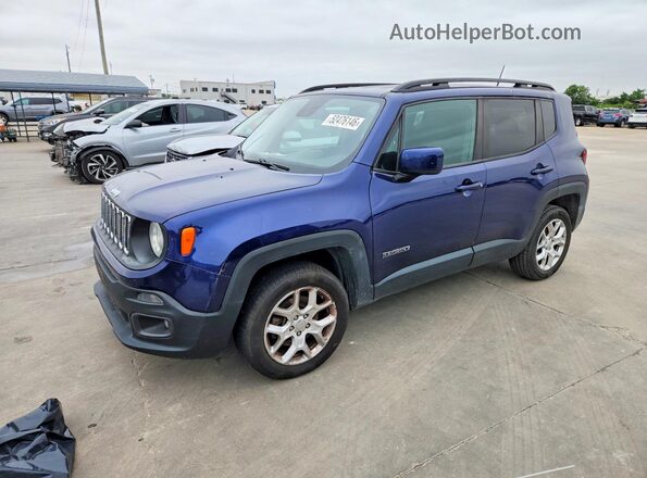 ZACCJBBT8GPD69979 2016 JEEP RENEGADE Blue Передня ліва чверть