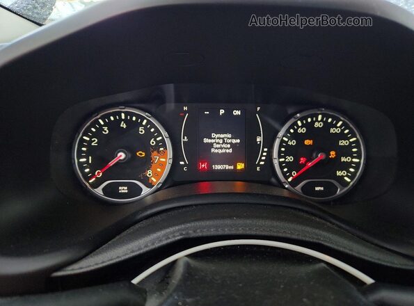 ZACCJBBT8GPD69979 2016 JEEP RENEGADE Blue Вид щитка приладів