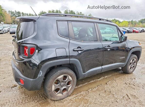 ZACCJBBW2GPC49587 2016 JEEP RENEGADE Black Tył prawy