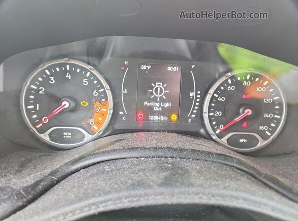 ZACCJBBW2GPC49587 2016 JEEP RENEGADE Black Widok zestawu wskaźników