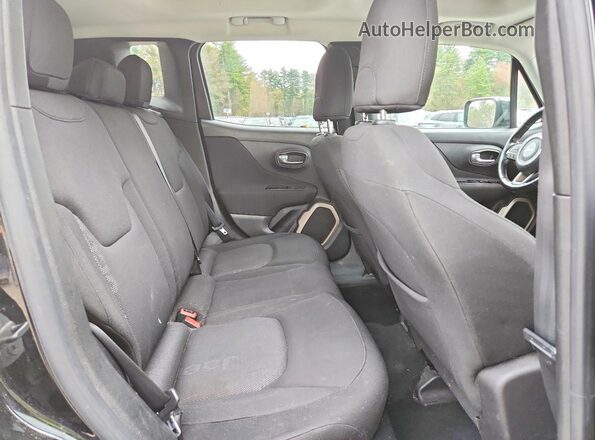 ZACCJBBW2GPC49587 2016 JEEP RENEGADE Black Widok wnętrza z tyłu