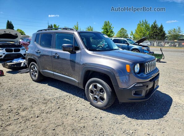 ZACCJBBW5GPD15467 2016 JEEP RENEGADE Серый Передняя правая четверть