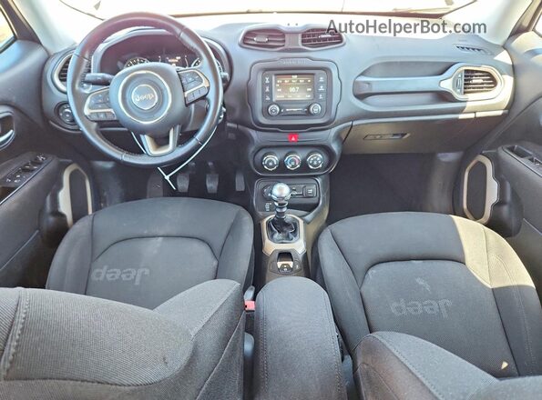 ZACCJBBW5GPD15467 2016 JEEP RENEGADE Серый Вид панели приборов