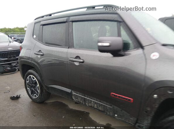ZACCJBCB0HPF86529 2017 JEEP RENEGADE Gray Widok wnętrza z tyłu