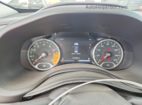 ZACCJBCB1HPE47171 2017 JEEP RENEGADE White Instrument cluster view