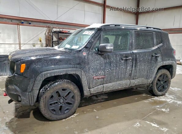 ZACCJBCB3JPH48255 2018 JEEP RENEGADE Черный Передняя левая четверть