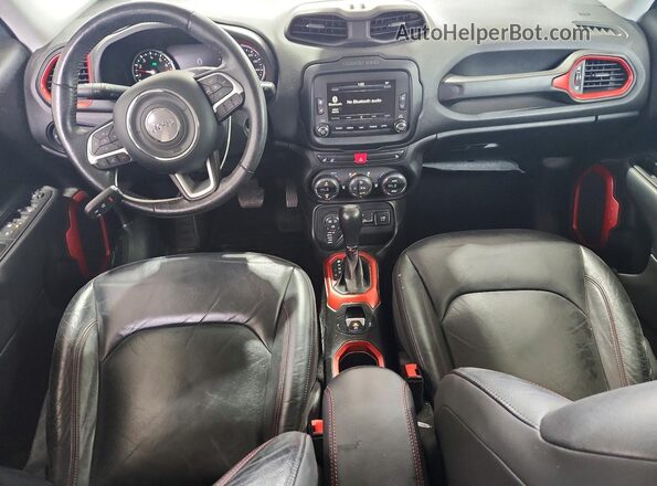 ZACCJBCB4HPF17598 2017 JEEP RENEGADE Серый Вид панели приборов