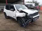 2018 Jeep Renegade Trailhawk 4x4 White vin: ZACCJBCB4JPH00649