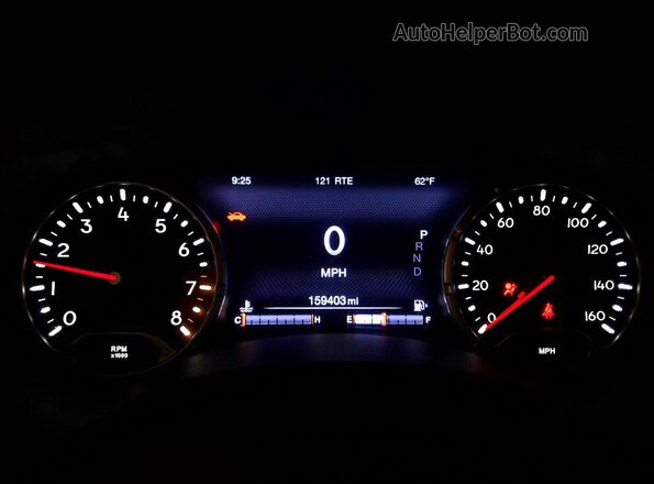 ZACCJBCT0GPC52928 2016 JEEP RENEGADE Оранжевый Вид щитка приборов