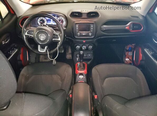 ZACCJBCT0GPC52928 2016 JEEP RENEGADE Оранжевый Вид панели приборов
