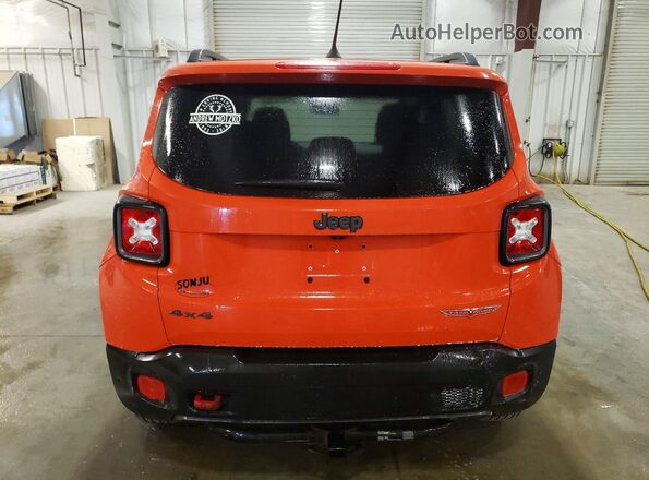 ZACCJBCT0GPC52928 2016 JEEP RENEGADE Оранжевый Вид сзади