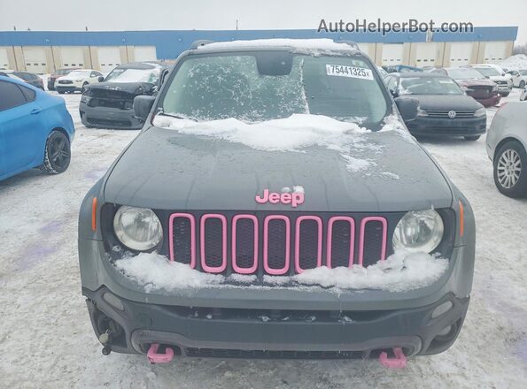 ZACCJBCT3GPD19716 2016 JEEP RENEGADE Gray Widok z przodu