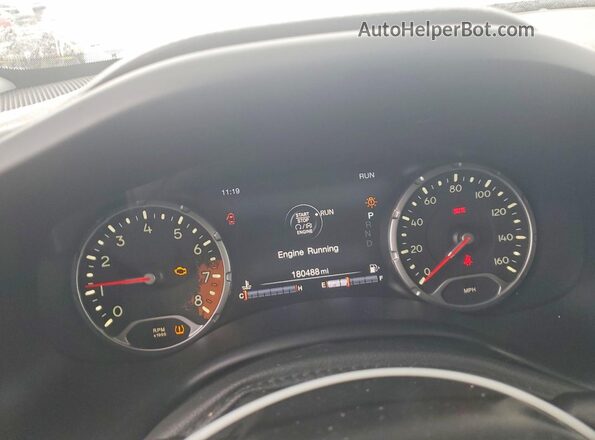 ZACCJBCT3GPD19716 2016 JEEP RENEGADE Gray Widok zestawu wskaźników