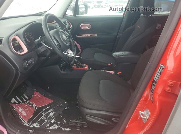 ZACCJBCT3GPD19716 2016 JEEP RENEGADE Gray Widok wnętrza z przodu