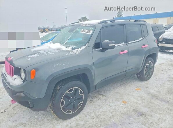 ZACCJBCT3GPD19716 2016 JEEP RENEGADE Gray Przód lewy