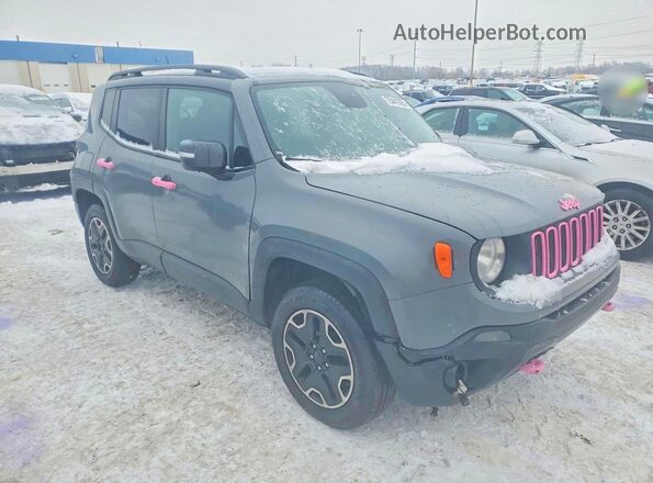 ZACCJBCT3GPD19716 2016 JEEP RENEGADE Gray Przód prawy