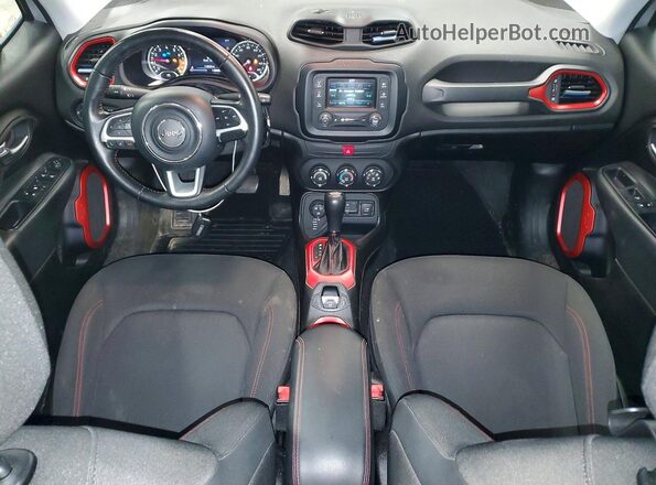 ZACCJBCT3GPD44650 2016 JEEP RENEGADE Silver Вид панелі приладів
