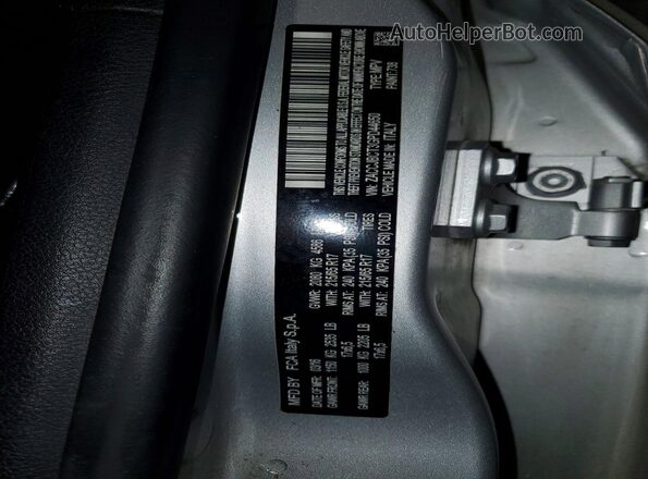 ZACCJBCT3GPD44650 2016 JEEP RENEGADE Silver Вид наклейки з VIN-кодом