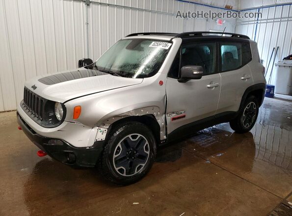 ZACCJBCT3GPD44650 2016 JEEP RENEGADE Silver Передня ліва чверть