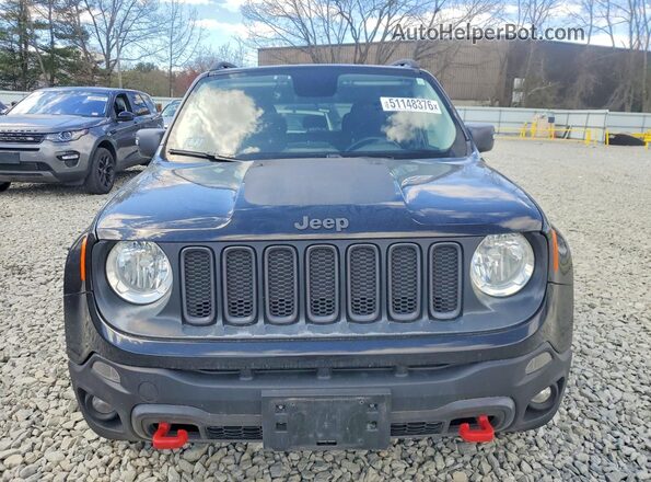 ZACCJBCT3GPE07617 2016 JEEP RENEGADE Черный Вид спереди