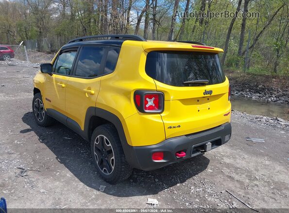ZACCJBCT4GPD17912 2016 JEEP RENEGADE Желтый Задняя левая четверть