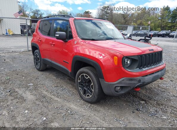 ZACCJBCT7GPD57658 2016 JEEP RENEGADE Red წინა მარჯვენა
