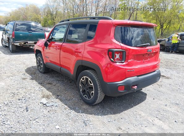ZACCJBCT7GPD57658 2016 JEEP RENEGADE Red უკანა მარცხენა