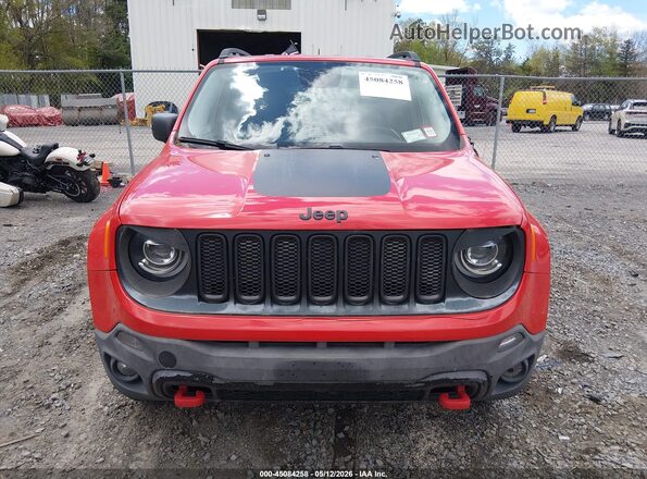 ZACCJBCT7GPD57658 2016 JEEP RENEGADE Red ხელსაწყოთა პანელის ხედი