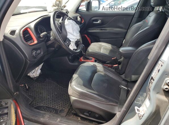 ZACCJBCT8GPC59299 2016 JEEP RENEGADE Серый Вид салона спереди
