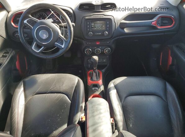 ZACCJBCT8GPD15578 2016 JEEP RENEGADE Orange Widok deski rozdzielczej