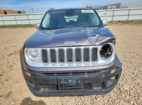 ZACCJBDB2HPE46917 2017 JEEP RENEGADE Gray Front view