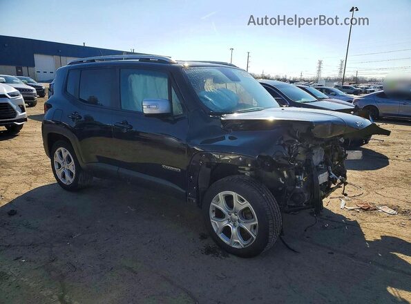 ZACCJBDB4HPF81655 2017 JEEP RENEGADE Черный Передняя правая четверть