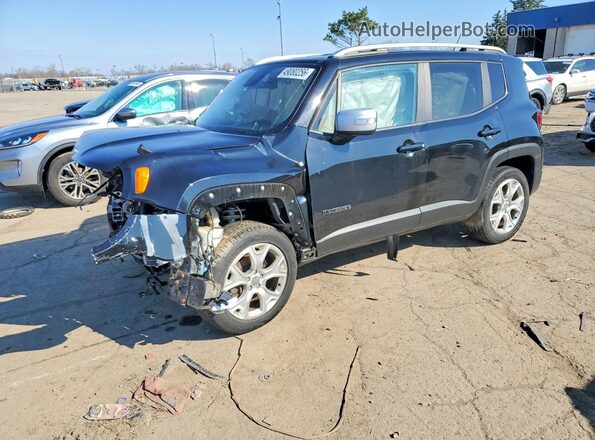 ZACCJBDB4HPF81655 2017 JEEP RENEGADE Черный Передняя левая четверть