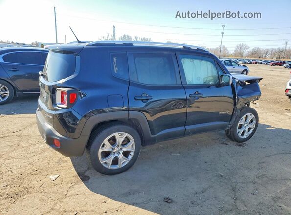 ZACCJBDB4HPF81655 2017 JEEP RENEGADE Черный Задняя правая четверть