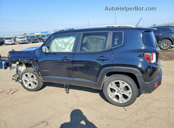 ZACCJBDB4HPF81655 2017 JEEP RENEGADE Черный Задняя левая четверть