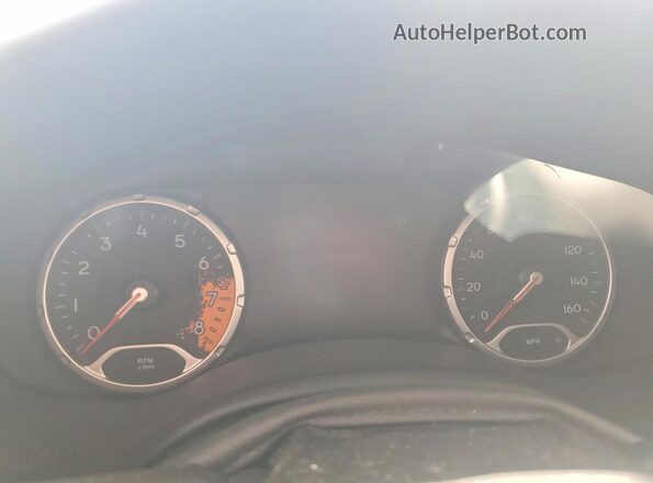 ZACCJBDB4HPF81655 2017 JEEP RENEGADE Черный Вид щитка приборов