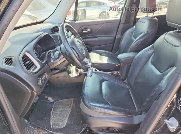 ZACCJBDB5HPE92192 2017 JEEP RENEGADE Черный Вид салона спереди
