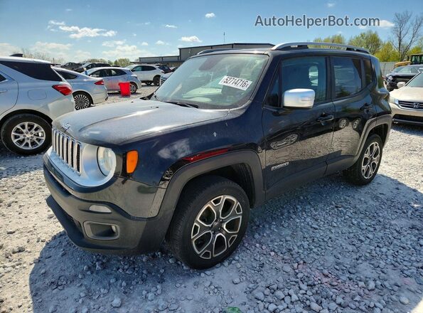 ZACCJBDB5HPE92192 2017 JEEP RENEGADE Черный Передняя левая четверть