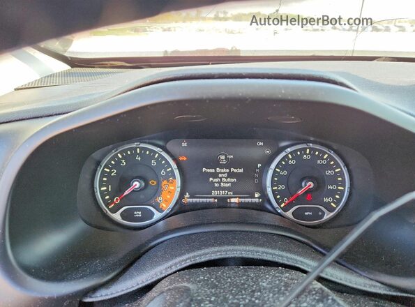 ZACCJBDB5HPE92192 2017 JEEP RENEGADE Черный Вид щитка приборов