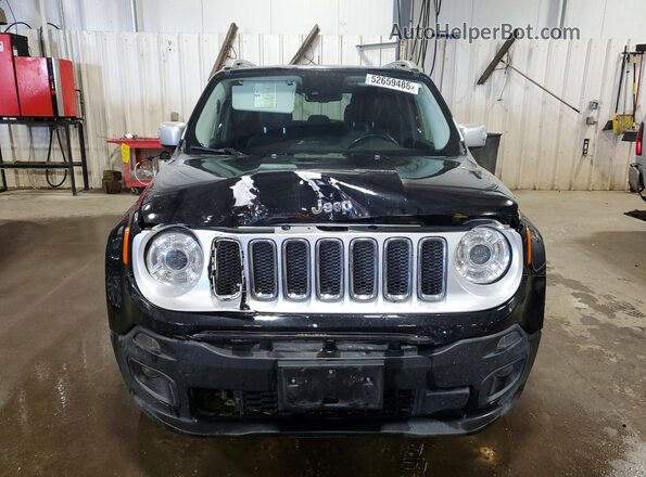 ZACCJBDB7HPF77535 2017 JEEP RENEGADE Black წინა ხედი