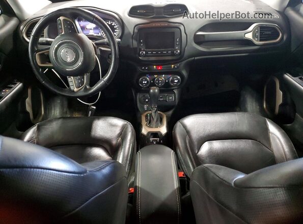 ZACCJBDB7HPF77535 2017 JEEP RENEGADE Black წინა პანელის ხედი