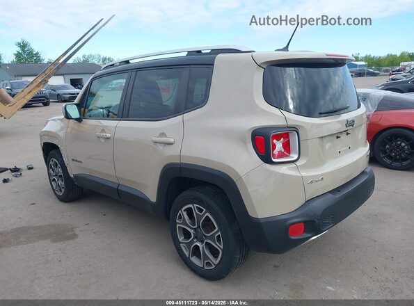 ZACCJBDT3GPD35865 2016 JEEP RENEGADE Beige უკანა მარცხენა