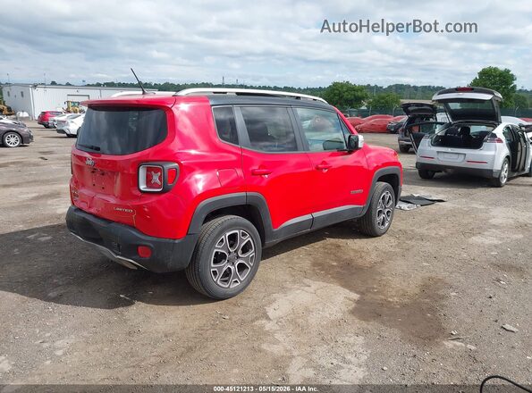 ZACCJBDT8GPD80963 2016 JEEP RENEGADE Красный Задняя правая четверть