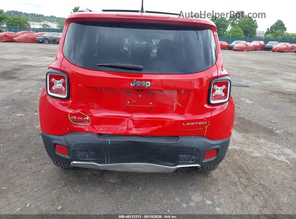 ZACCJBDT8GPD80963 2016 JEEP RENEGADE Красный Вид спереди