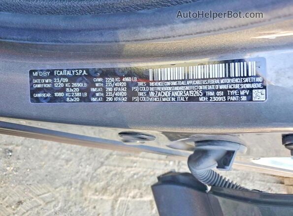 ZACNDFAN0R3A19265 2024 DODGE OTHER Серый Панорамный вид салона 360°