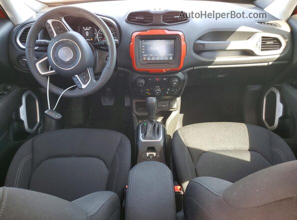 ZACNJAAB1LPL99800 2020 JEEP RENEGADE Red Widok deski rozdzielczej
